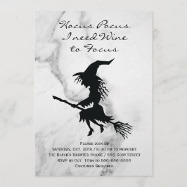 Convites Festa de Figurino de Halloween do Hocus Pocus Witc