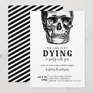 Convites Festa de Figurino do Halloween, Adulto do Crânio M