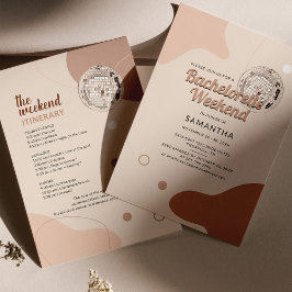 Convites Festa de Fim de Semana da Descoploração Bacheloret