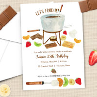 Festa de Fondue de Chocolate