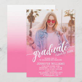 Convites Festa de Formando de Foto para Formando de Graduaç