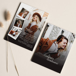Convites Festa de formatura 5 Fotos Formando moderno 2025