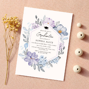Convites Festa de Formatura Aquarela Beijo Floral 2025