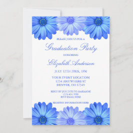 Convites Festa de formatura azul