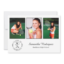 Festa de formatura Branca de Emblem de Foto Person