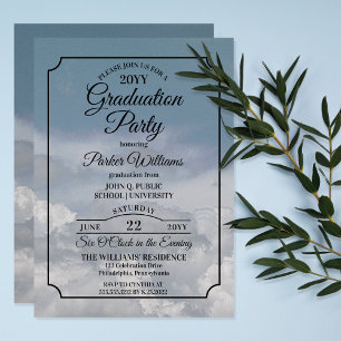 Convites Festa de Formatura Céu Azul Acima das Nuvens