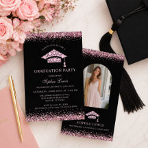 Festa de Formatura com Diamante Rosa Elegante