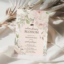 Festa de Formatura com Floral Rosa Elegante