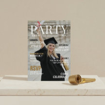 Festa de Formatura com Foto de Revista Moderna