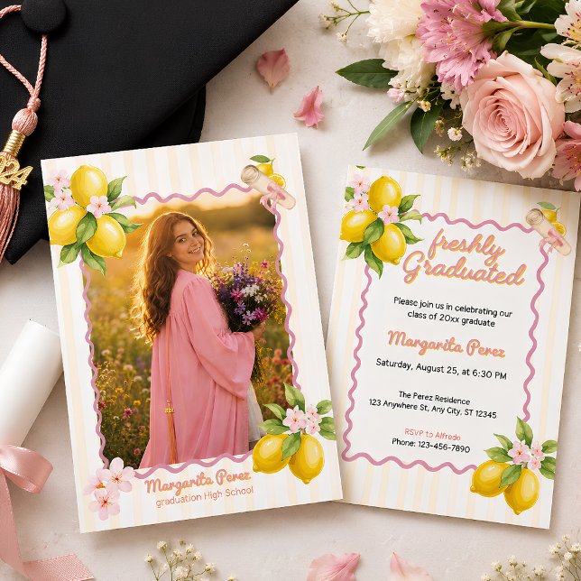 Convites Festa de Formatura com Foto Personalizada Recém-Fo (Criador carregado)