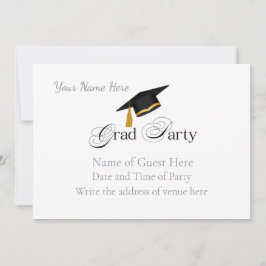 Convites Festa de Formatura com Nome Personalizado e Ano de