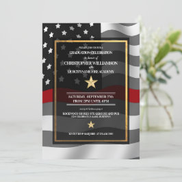 Convites Festa de formatura da Academia Bombeiro