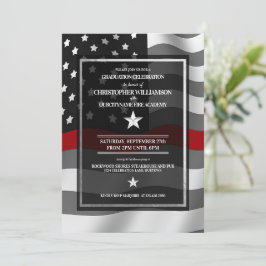 Convites Festa de formatura da Academia Bombeiro