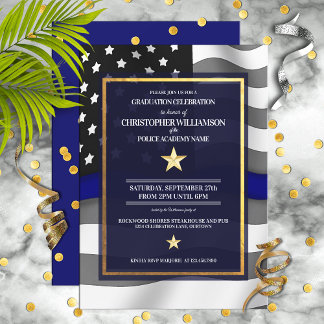 Convites Festa de Formatura da Academia de Polícia