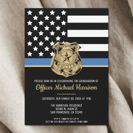 Convites Festa de formatura da Academia de Polícia