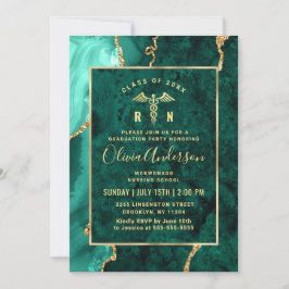 Convites Festa de formatura da Escola de Enfermagem Verde D