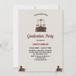 Convites Festa de formatura da Faculdade de Direito da Just