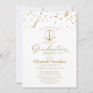 Convites Festa de formatura da Faculdade de Direito Dourado