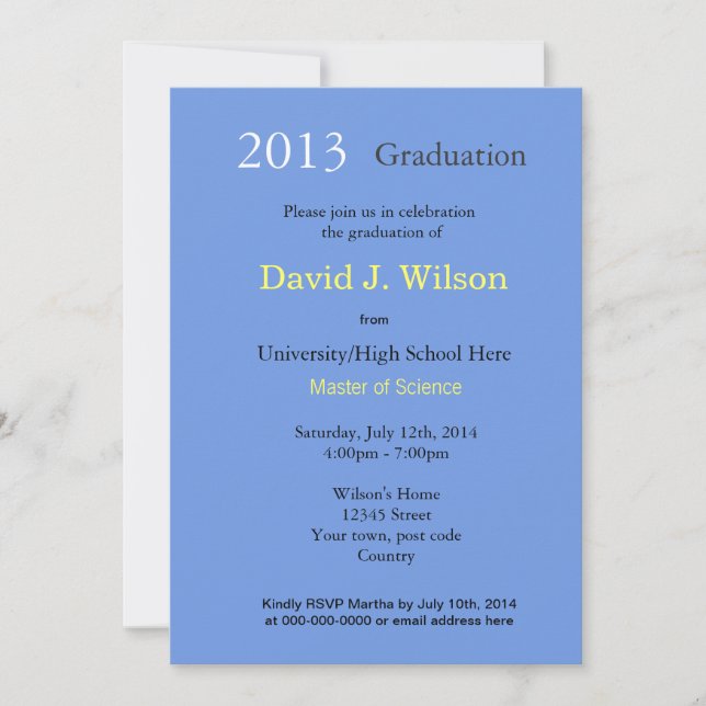 Convites Festa de formatura da Noite Estelar de Belas Artes (Frente)