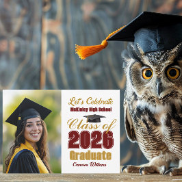 Convites Festa de Formatura da Turma de 2026 com Foto em Do