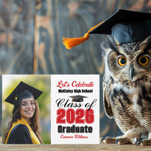 Convites Festa de Formatura da Turma Vermelha de 2026