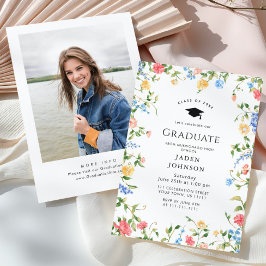 Convites Festa de formatura de Cadeias de Cores Selvagens