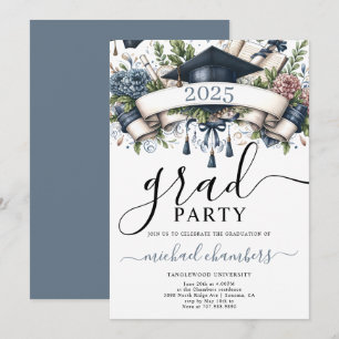 Convites Festa de formatura de Cara moderna