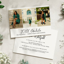 Festa de formatura de Colagem de Fotos Minimalista