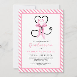 Convites Festa de formatura de Enfermagem de Arcos Rosa