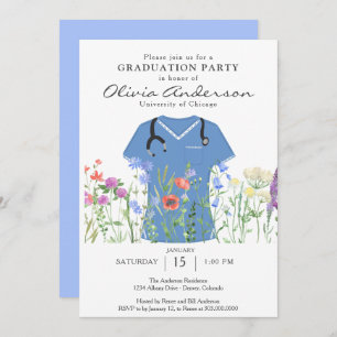 Convites Festa de formatura de enfermeiro