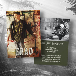 Convites Festa de formatura de Filhos de Foto Duplos