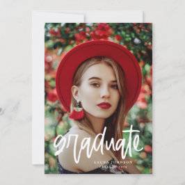 Convites Festa de formatura de Formando de Script Moderno