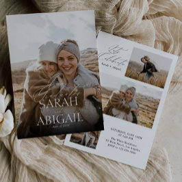 Convites Festa de formatura de Foto de Celebração Dupla Mod