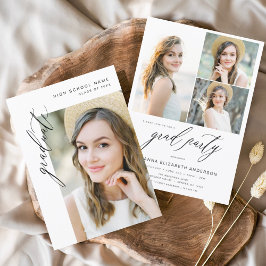 Convites Festa de formatura de Foto Moderna em Tendência