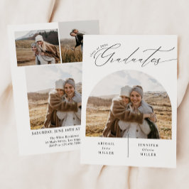 Convites Festa de formatura de Foto Simples de Celebração D