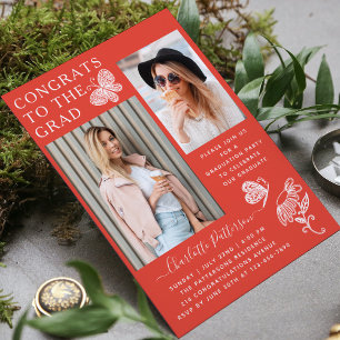 Convites Festa de formatura de Fotografia da Borboleta Bran