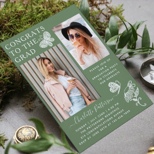 Convites Festa de formatura de Fotografia da Borboleta do W