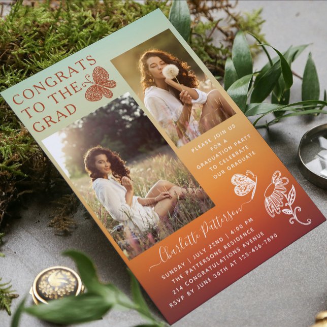 Convites Festa de formatura de Fotografia da Borboleta Lara (Criador carregado)
