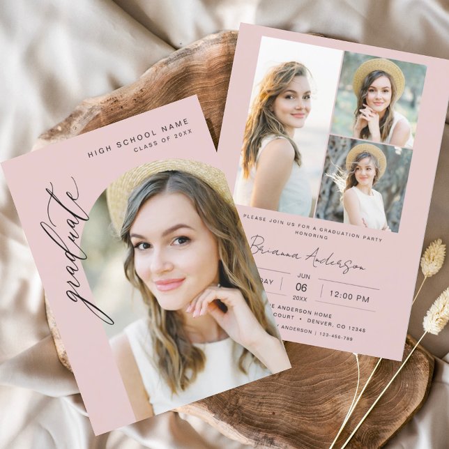 Convites Festa de formatura de Fotografia de Arch Minimalis (Criador carregado)