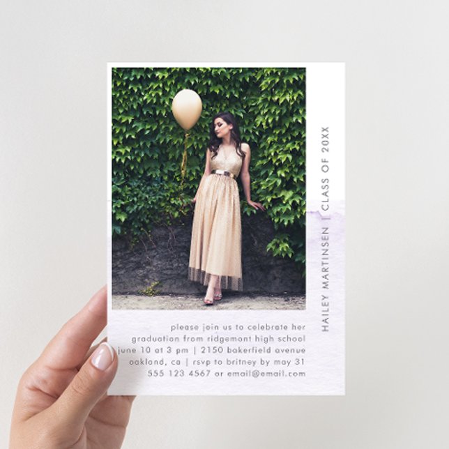 Convites Festa de formatura de Fotografia de Pastel One Dip (Criador carregado)