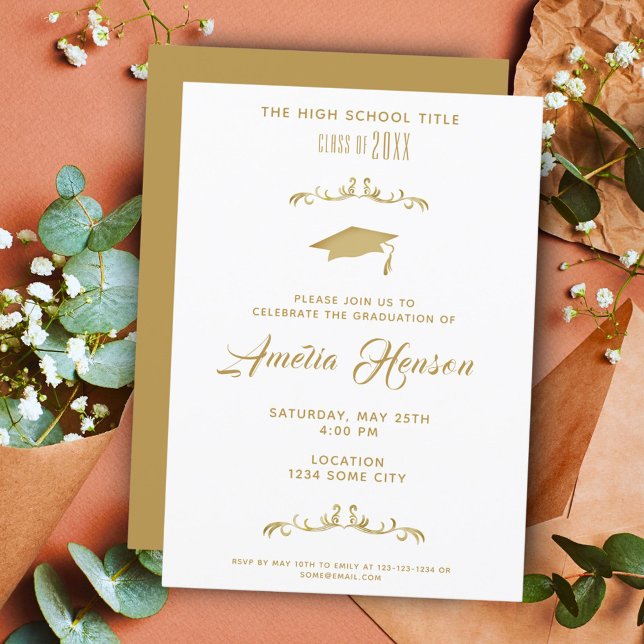 Convites Festa de formatura de Fotografia do Formando de Fo (Criador carregado)