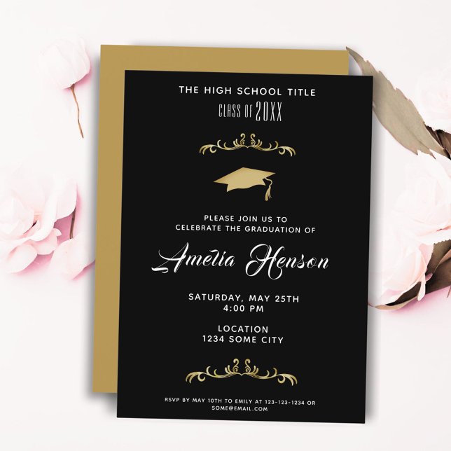 Convites Festa de formatura de Fotografia do Formando de Fo (Criador carregado)