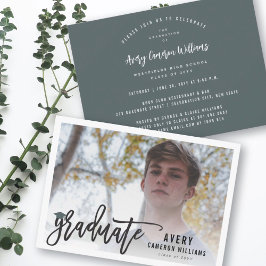 Convites Festa de formatura de Fotografia do Script de Pinc