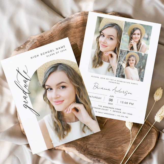 Convites Festa de formatura de Fotografias de Arch Minimali (Criador carregado)