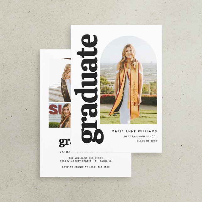 Convites Festa de formatura de Fotografias de Arch Minimali (Criador carregado)