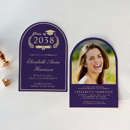 Convites Festa de formatura de Fotografias de Arco Dourado 