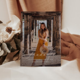 Convites Festa de formatura de Fotografias de Rosa Dusty de