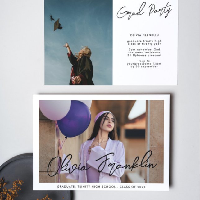 Convites Festa de formatura de Fotografias de Texto do Segu (Criador carregado)