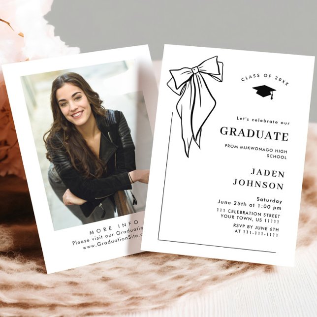 Convites Festa de formatura de FOTOGRAFIAS do Arco Preto Tr (Criador carregado)