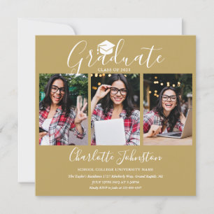 Convites Festa de formatura de Fotografias do Elegante Chic